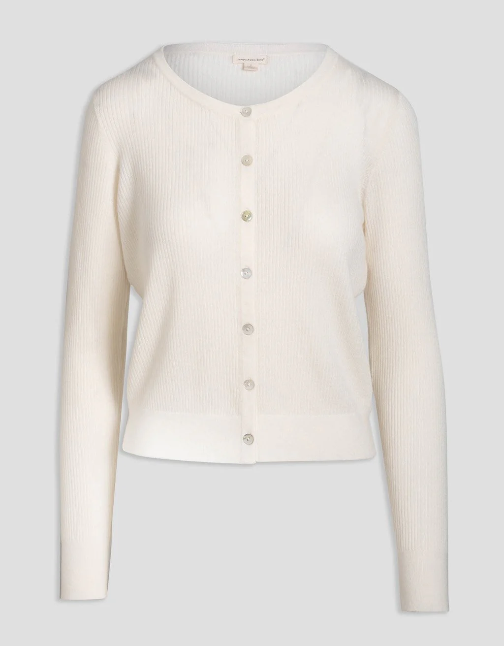 Unsubscribed Everyday-Weight Ribbed Cashmere Cardigan - Image 4