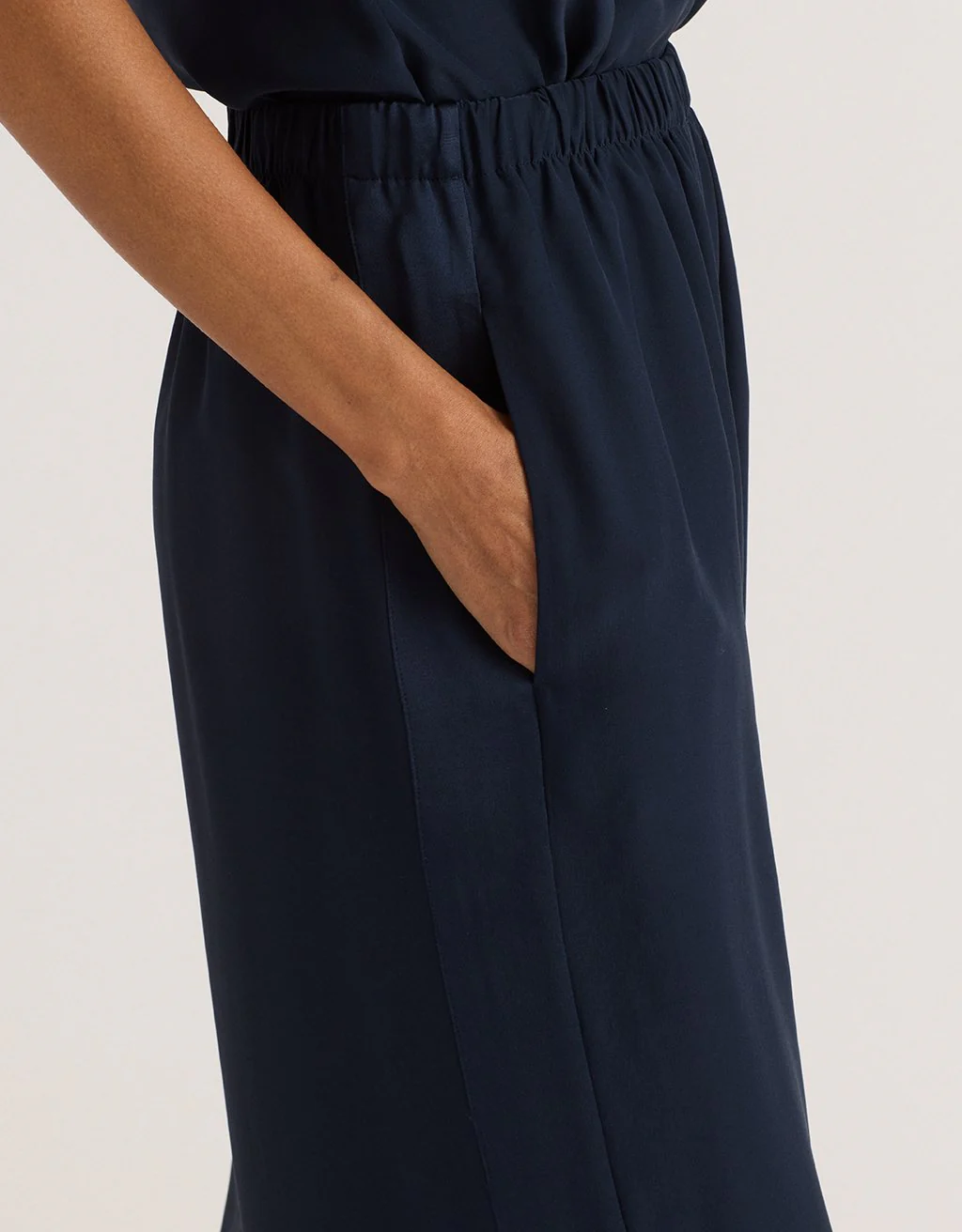 Unsubscribed Silk Wide Leg Pant - Image 5
