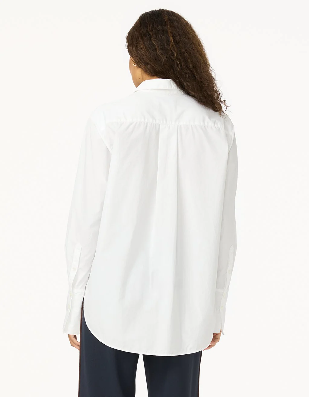Unsubscribed Thomas Mason™ Poplin Clean Boyfriend Shirt - Image 3