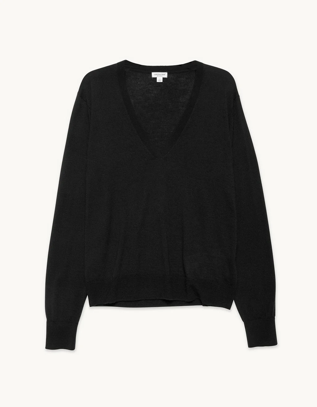 Unsubscribed Whisper-Weight Cashmere V-Neck Sweater - Image 4