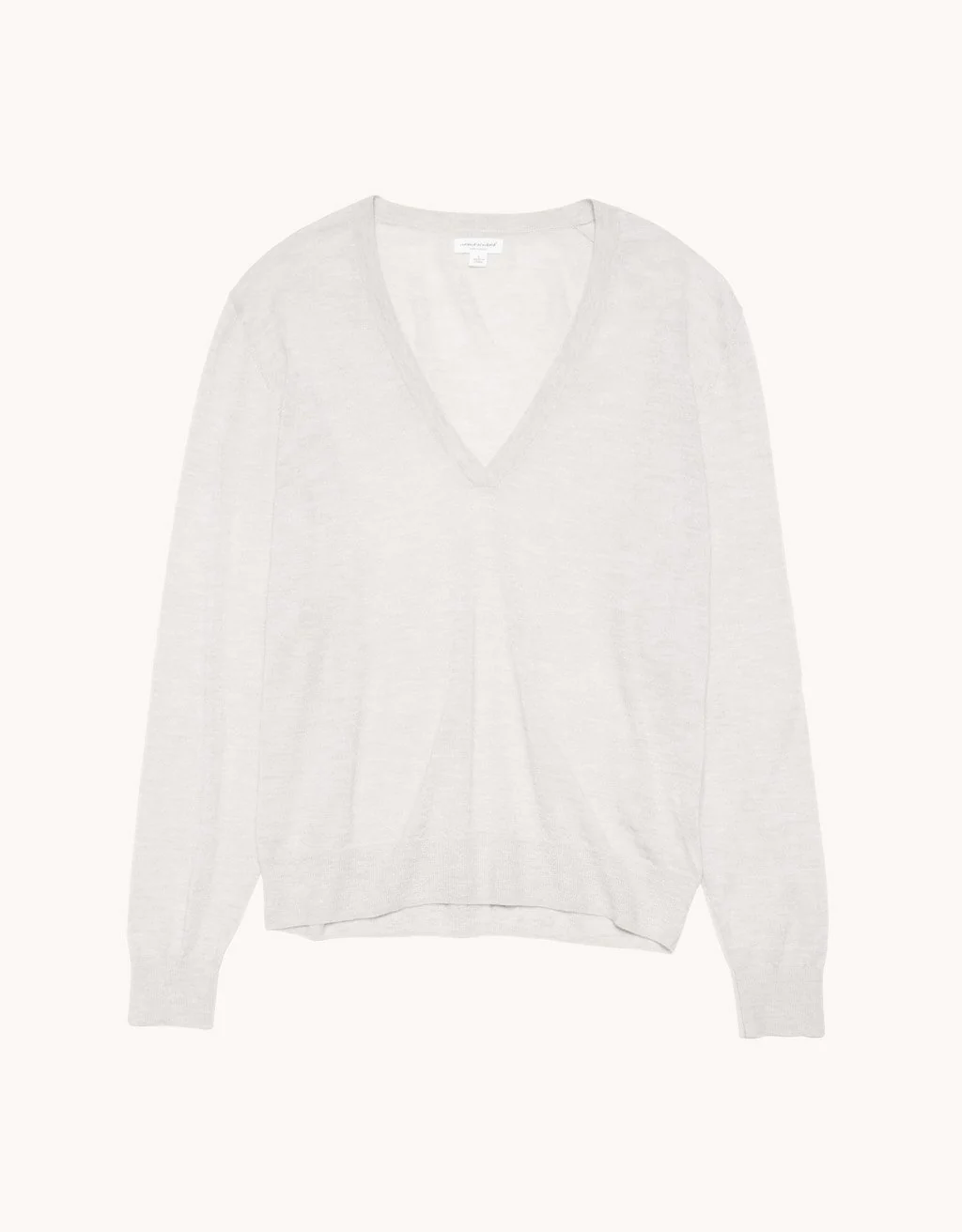 Unsubscribed Whisper-Weight Cashmere V-Neck Sweater - Image 3